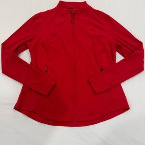 Tuff Veda Ribbed Red Yoga Jacket